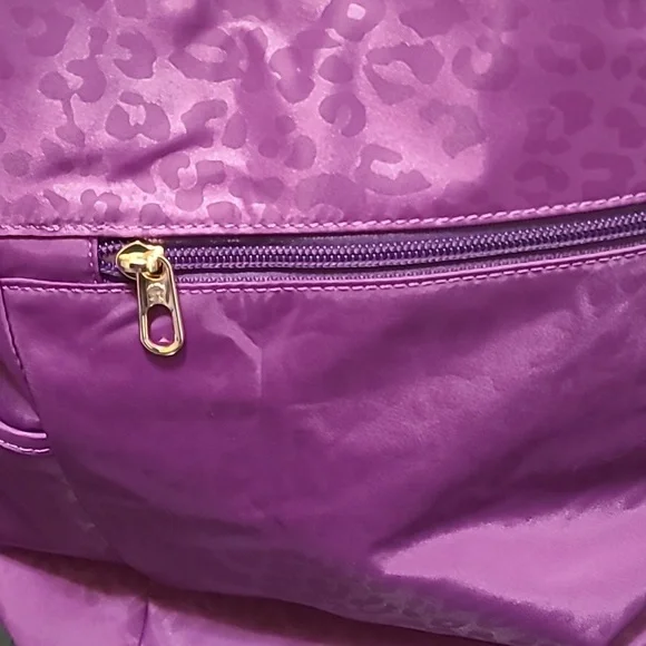 BNWT Purple Leopard Tote - Picture 5 of 8